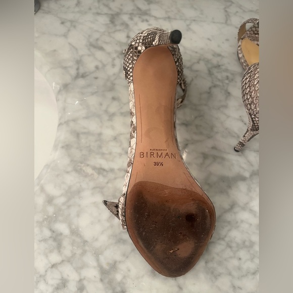 Alexandre Birman gray python heels 39.5 - Picture 5 of 5